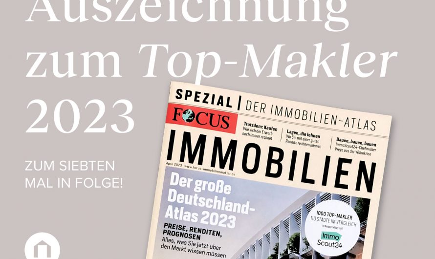 David Borck Immobiliengesellschaft wins seventh Focus Top Broker award